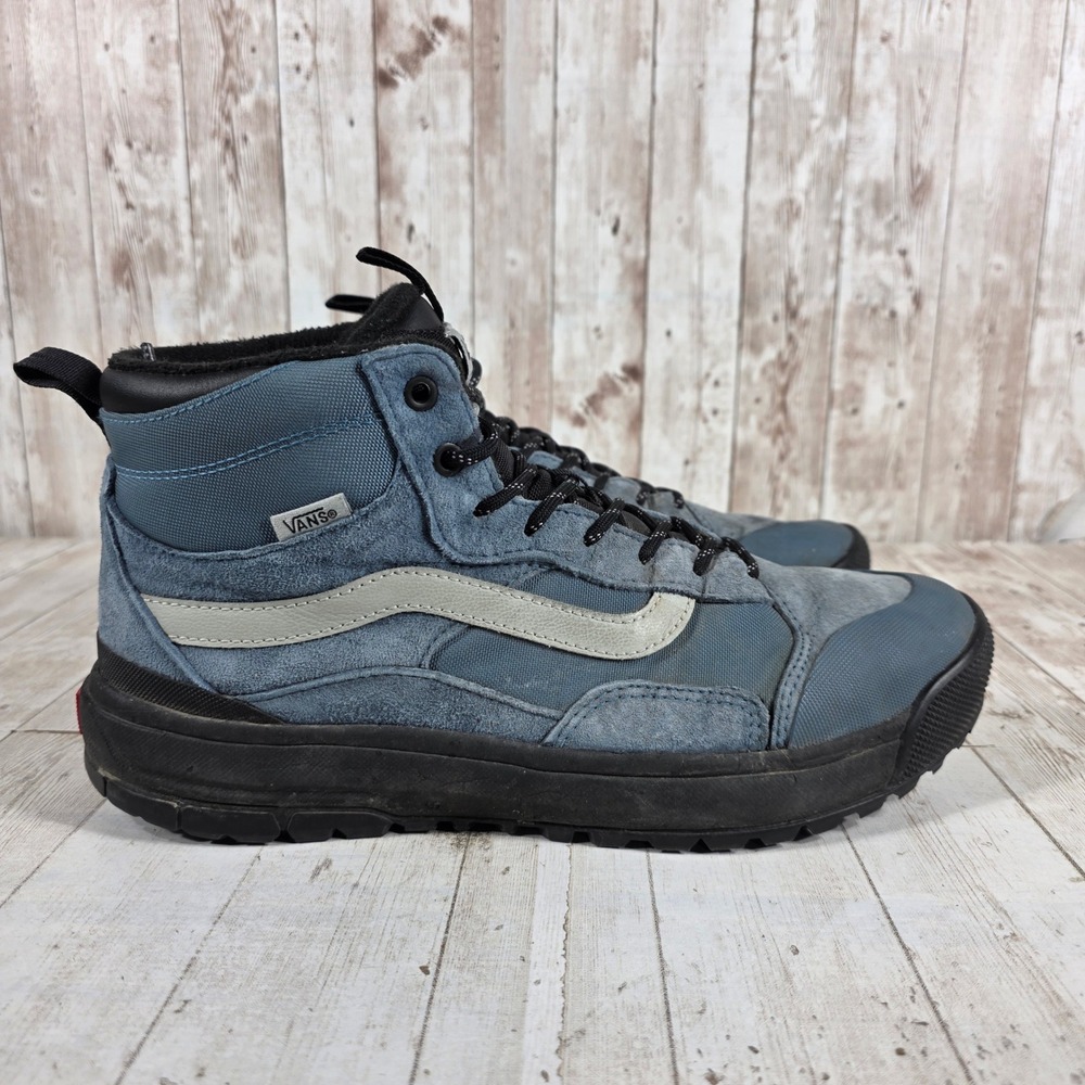 Vans UltraRange EXO Hi MTE-1 Mens 10 Blue Suede Insulated Sneaker Boots 500264